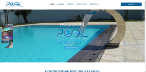 Pool Salento: sito web per azienda di piscine