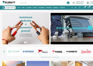 Creazione Ecommerce: Elebatt.it